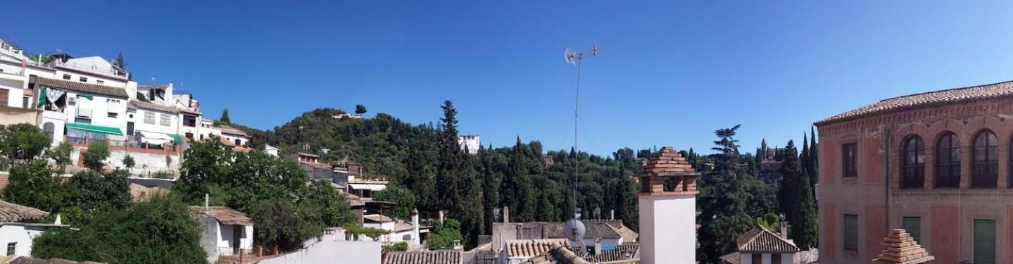 Ferienwohnung Charming Albaicin Patio Flat Free Onsite Parking Granada Exterior foto